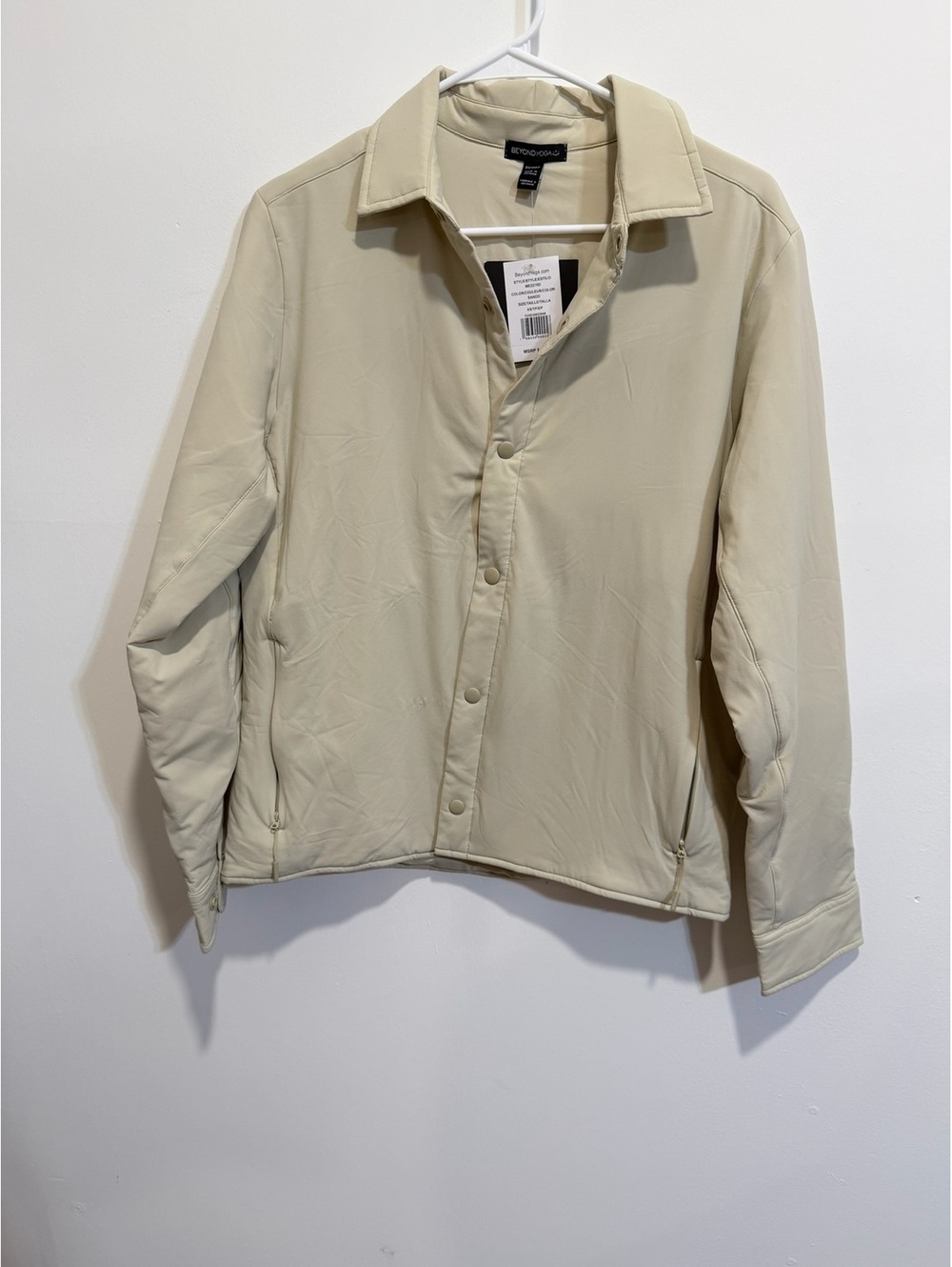 Beyond Yoga Jacket Cream Size XS